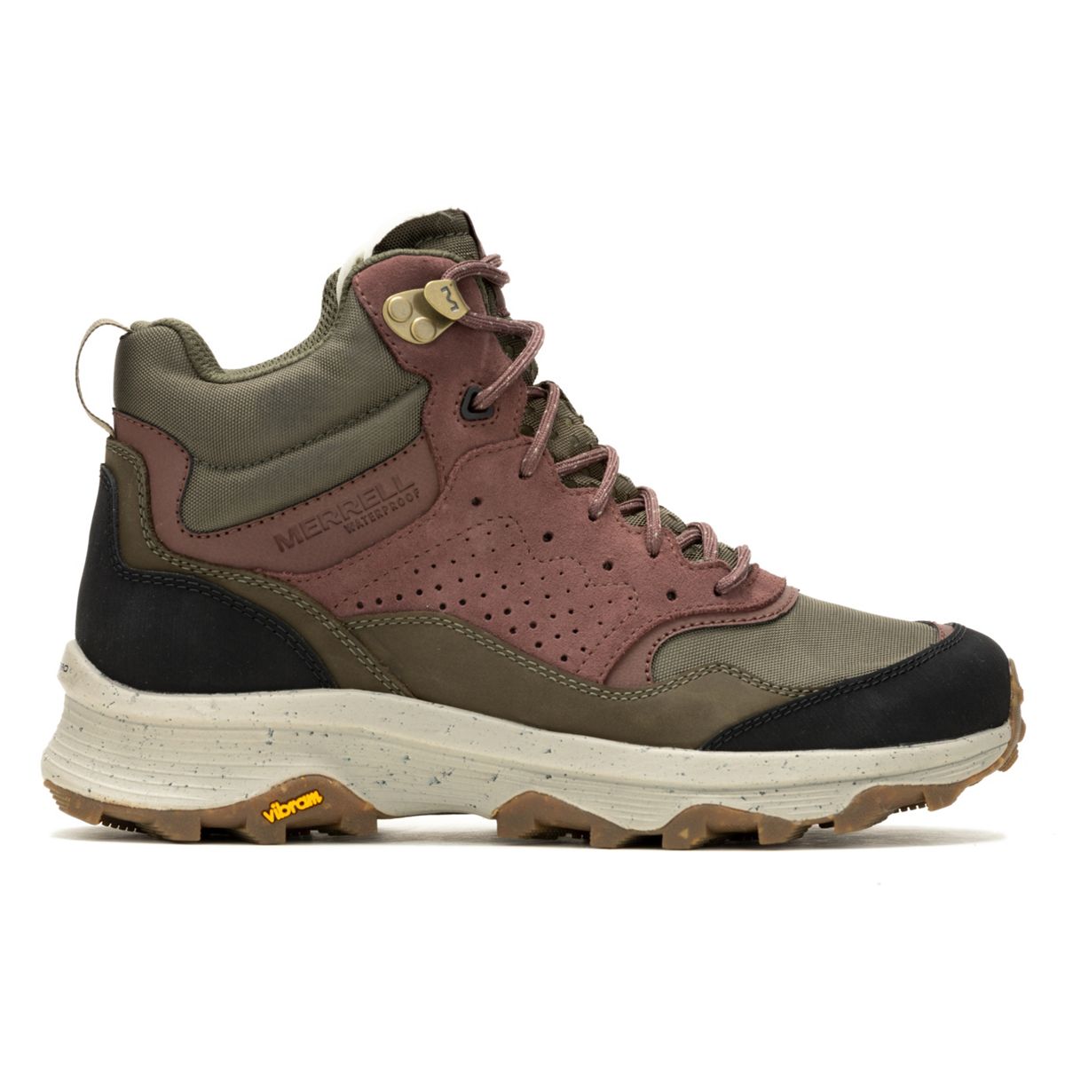 Speed Solo Mid Waterproof, Olive/Marron, dynamic