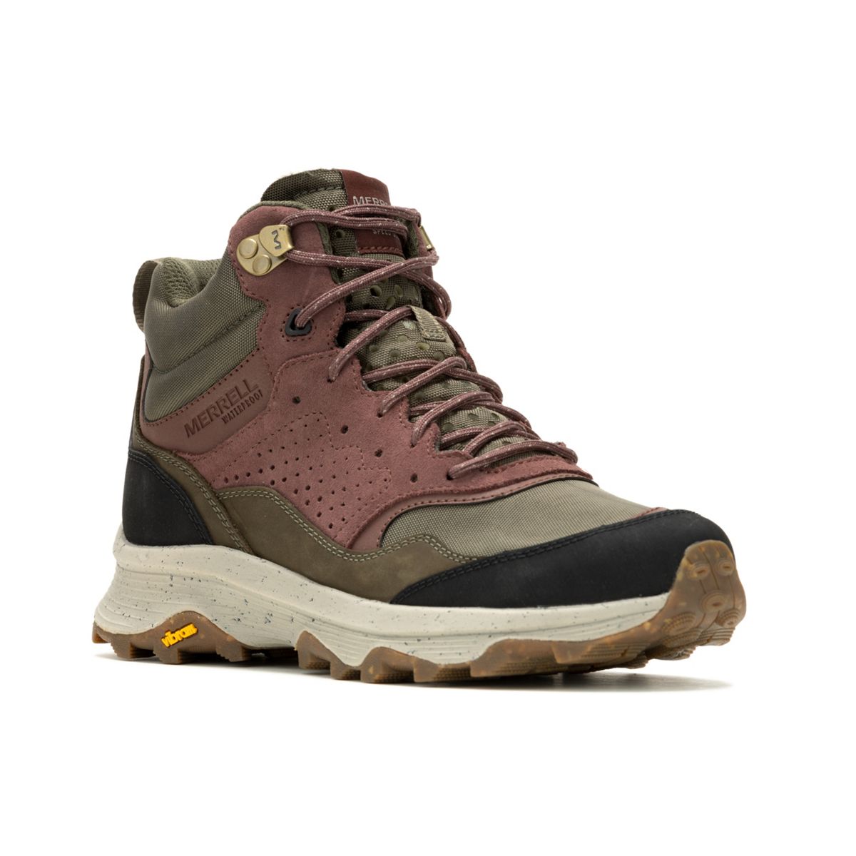 Speed Solo Mid Waterproof, Olive/Marron, dynamic 2