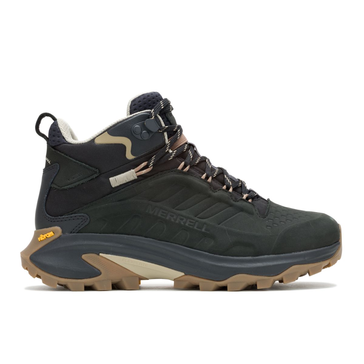 Moab Speed 2 Leather Mid Waterproof, Black, dynamic