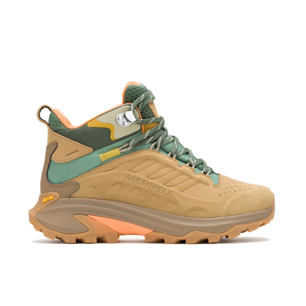 Moab Speed 2 Leather Mid Waterproof, Tan, dynamic