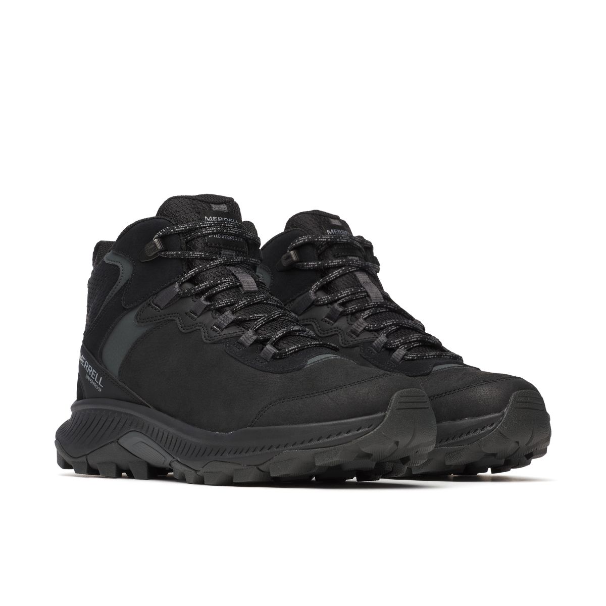 Speed Strike 2 Mid Leather Waterproof, Black, dynamic 2