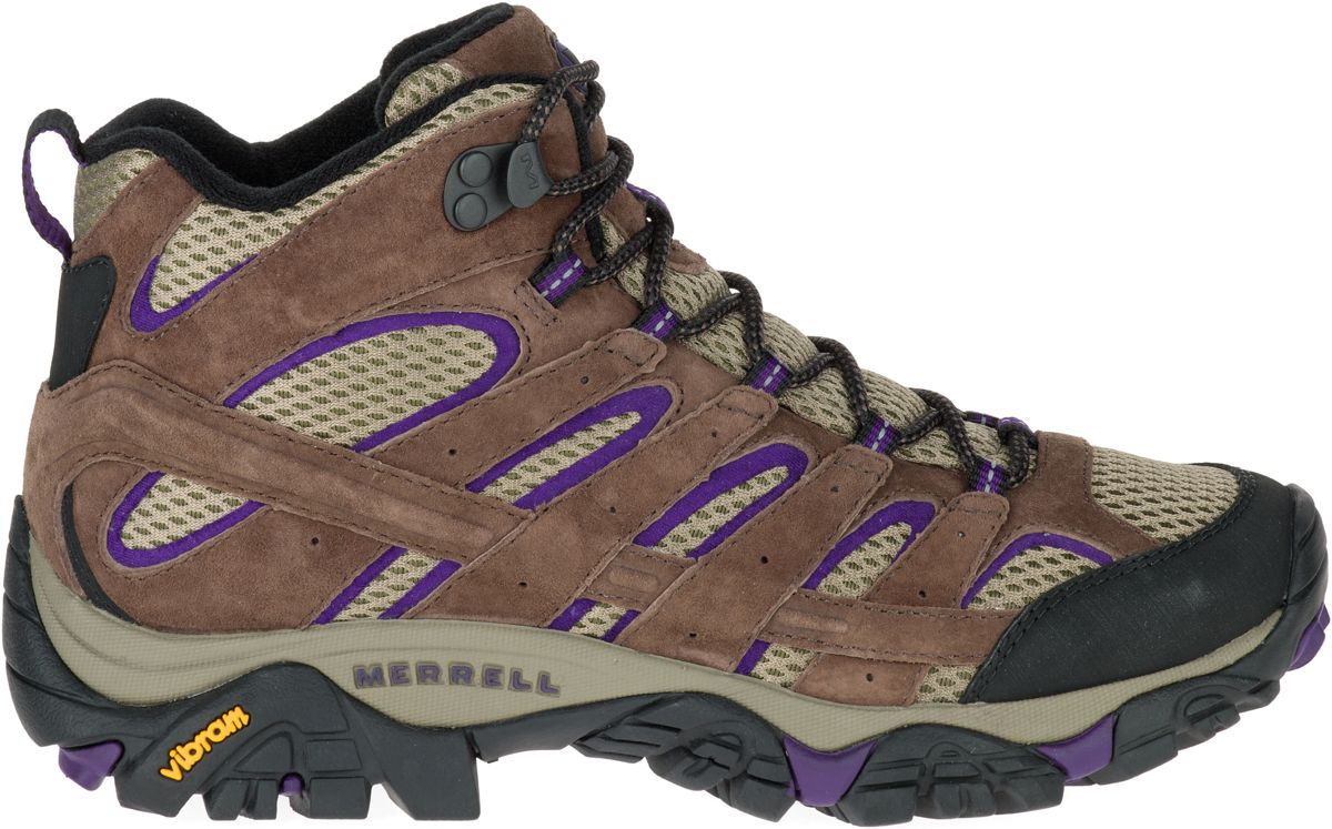 purple hiking boots