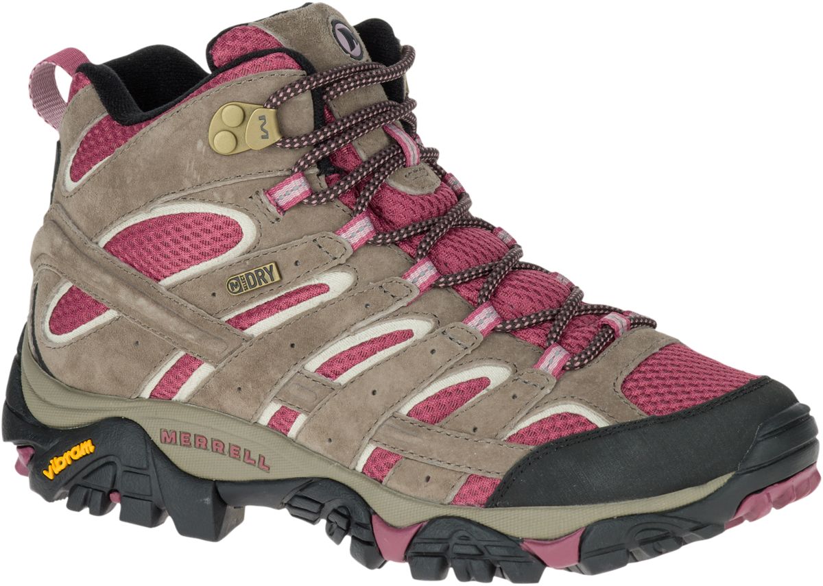 merrell moab ladies walking shoes