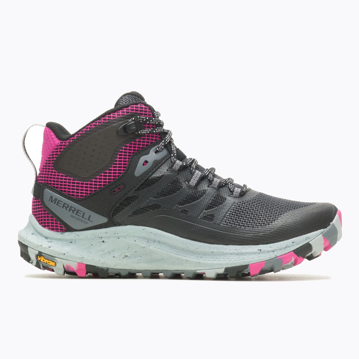 Antora 3 Mid Waterproof, Black/Fuchsia, dynamic 1