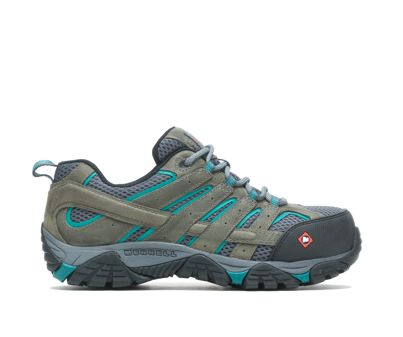Merrell Moab Vertex Vent Comp Toe Work Shoe, Pewter
