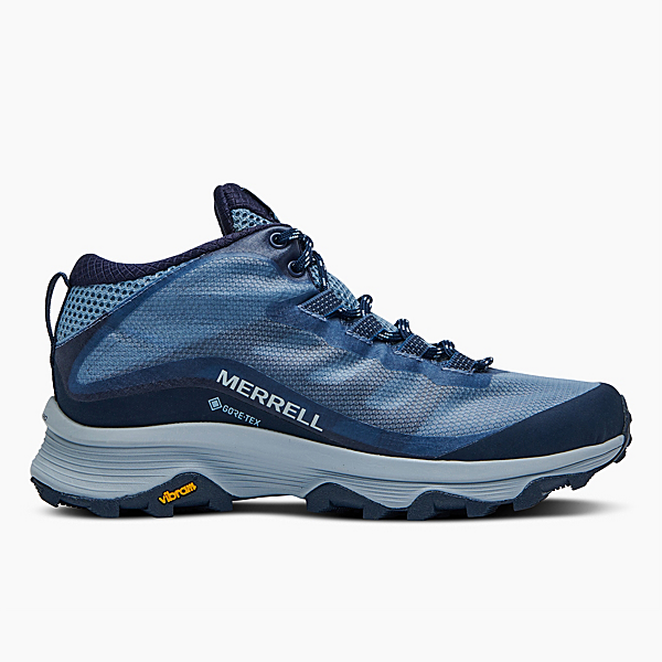 Moab Speed Mid GORE-TEX® Wide Width, Navy, dynamic