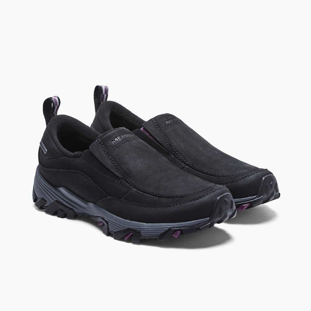 【超歓迎】 COLDPACK Women's Merrell ICE+ 9 Black, Clog, WP MOC 登山靴、トレッキングシューズ Merrell Women's Coldpack Ice- MOC WP Clog Black Size 5.0 3tu8 for