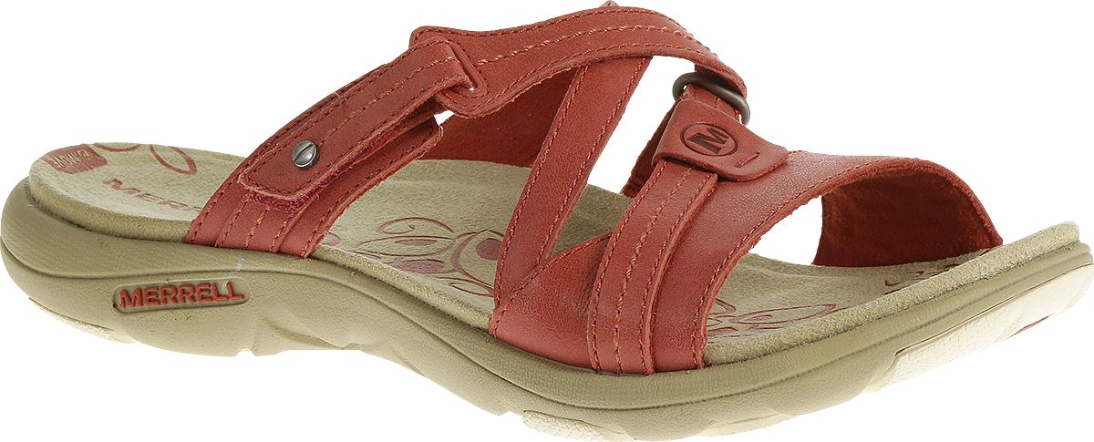 merrell leather flip flops