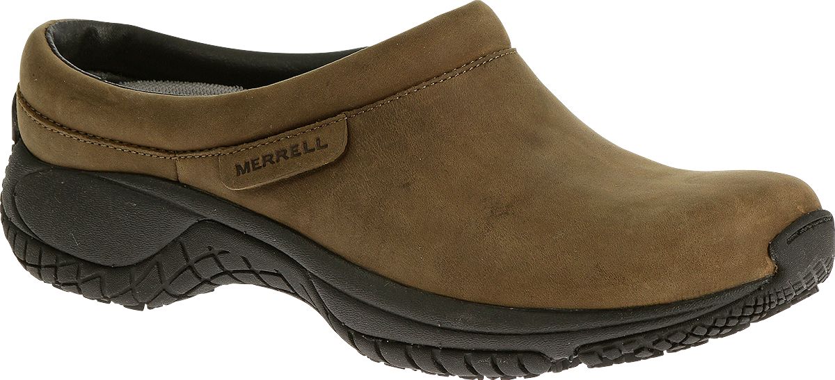 merrell shearling clogs