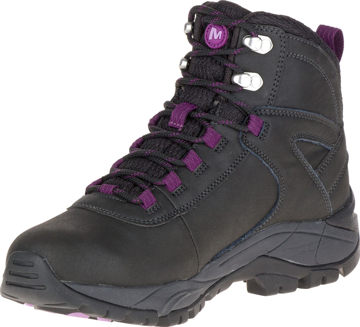 Vego Mid Leather Waterproof, Black/Gloxinia, dynamic 7