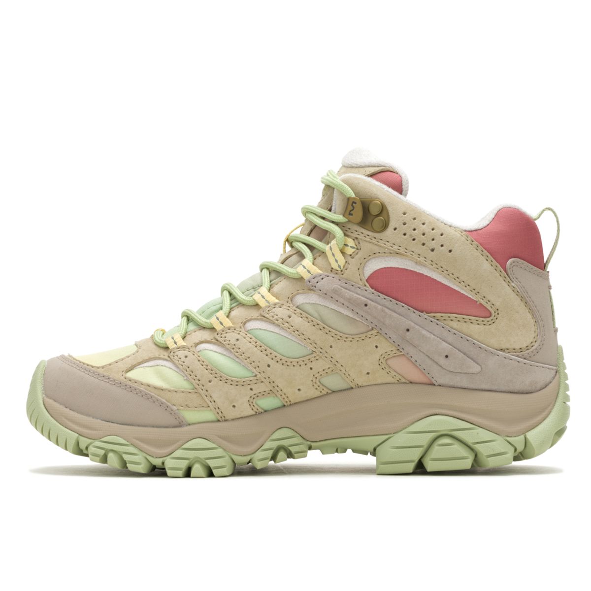 Moab 3 Vista Mid Waterproof Wide Width, Khaki/Multi, dynamic 5