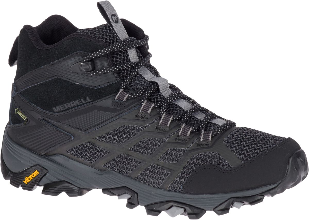 merrell men's moab fst 2 mid waterproof hiking shoe