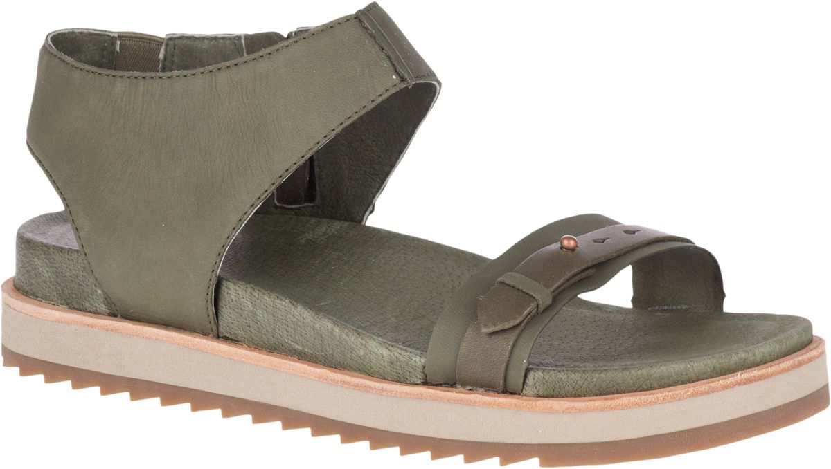 merrell leather womens sandals