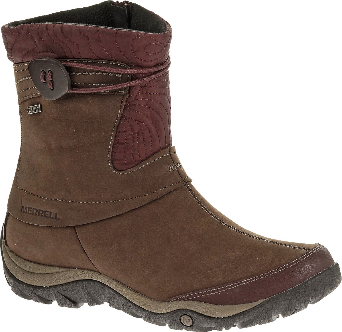 merrell slip on boots