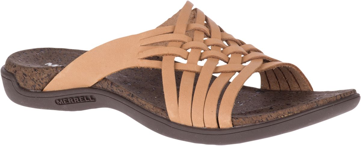 merrell leather womens sandals