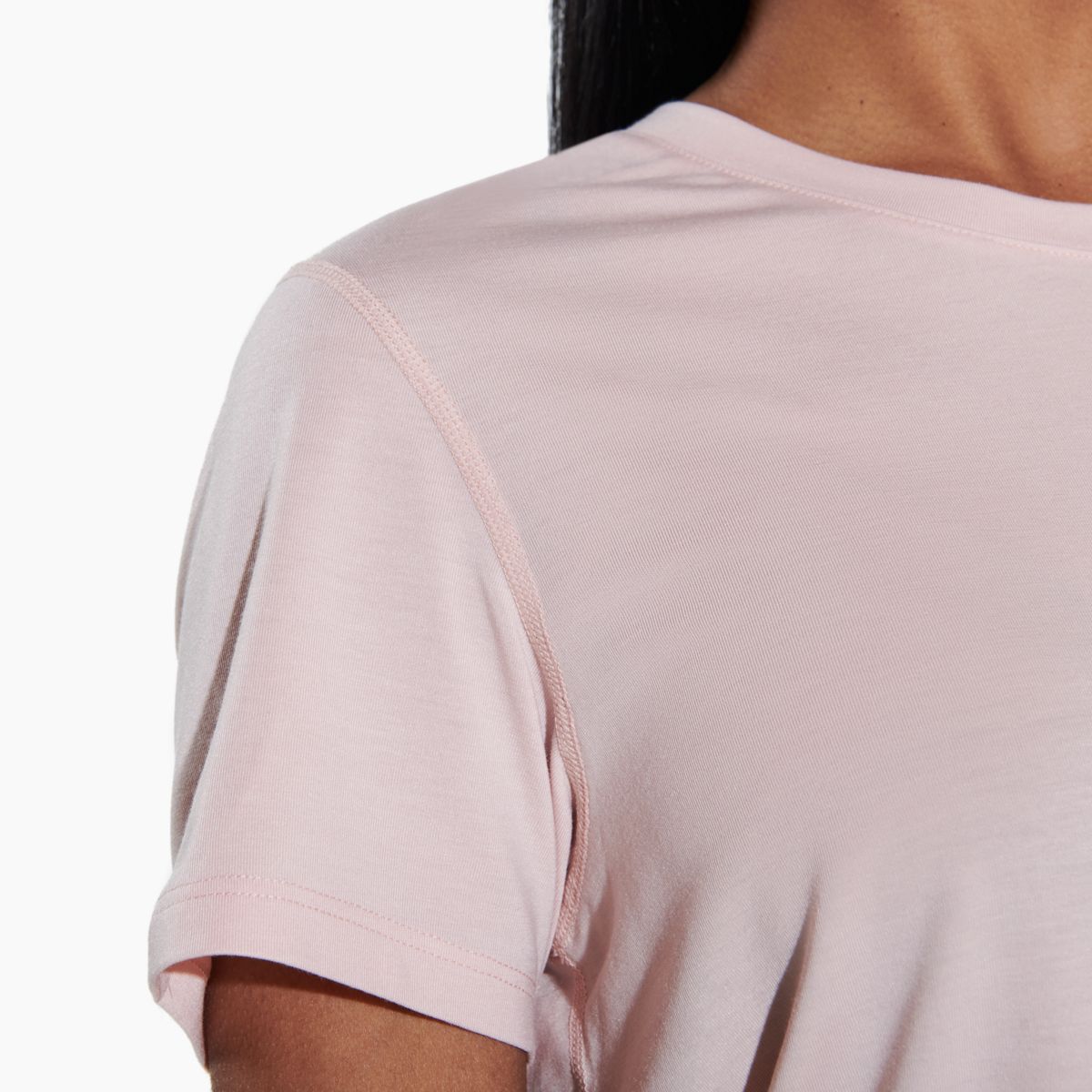Everyday Tee with Tencel™, Rose Smoke, dynamic 3
