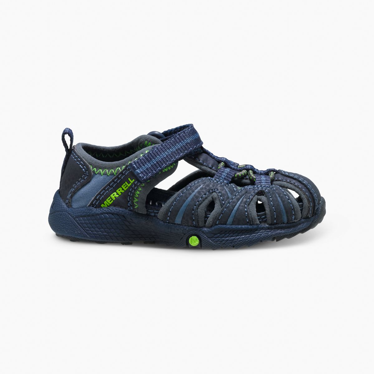 Hydro Jr. Sandal, Navy / Green, dynamic