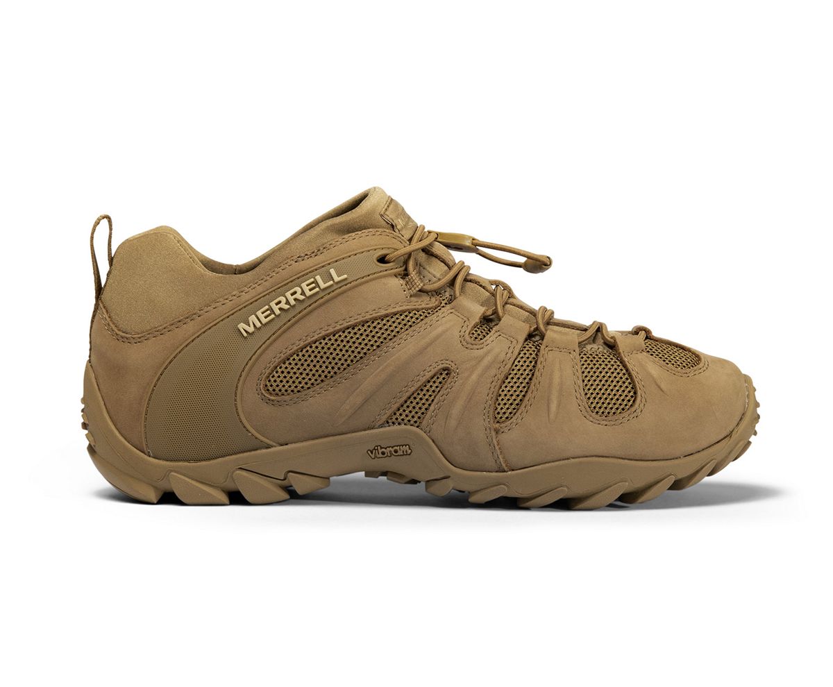 Chameleon 8 Stretch Tactical Work Shoe, Coyote, dynamic