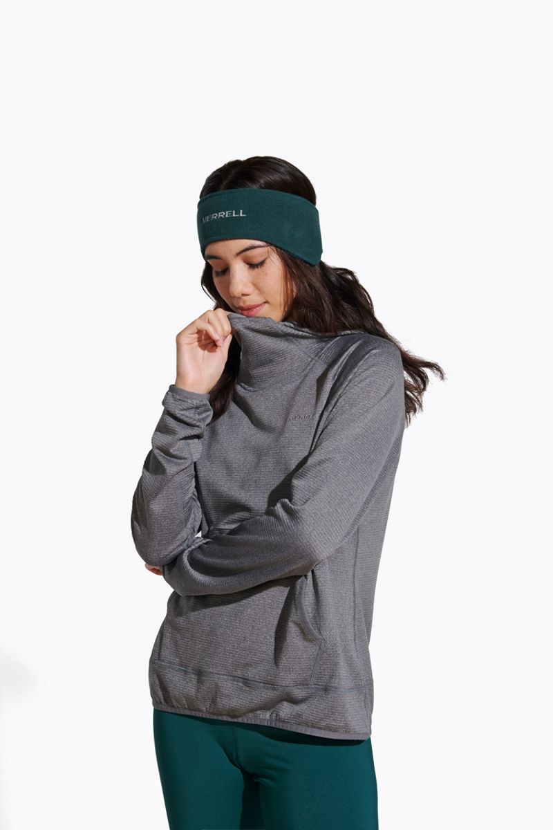 Geotex Pullover Hoody, Rock Heather, dynamic