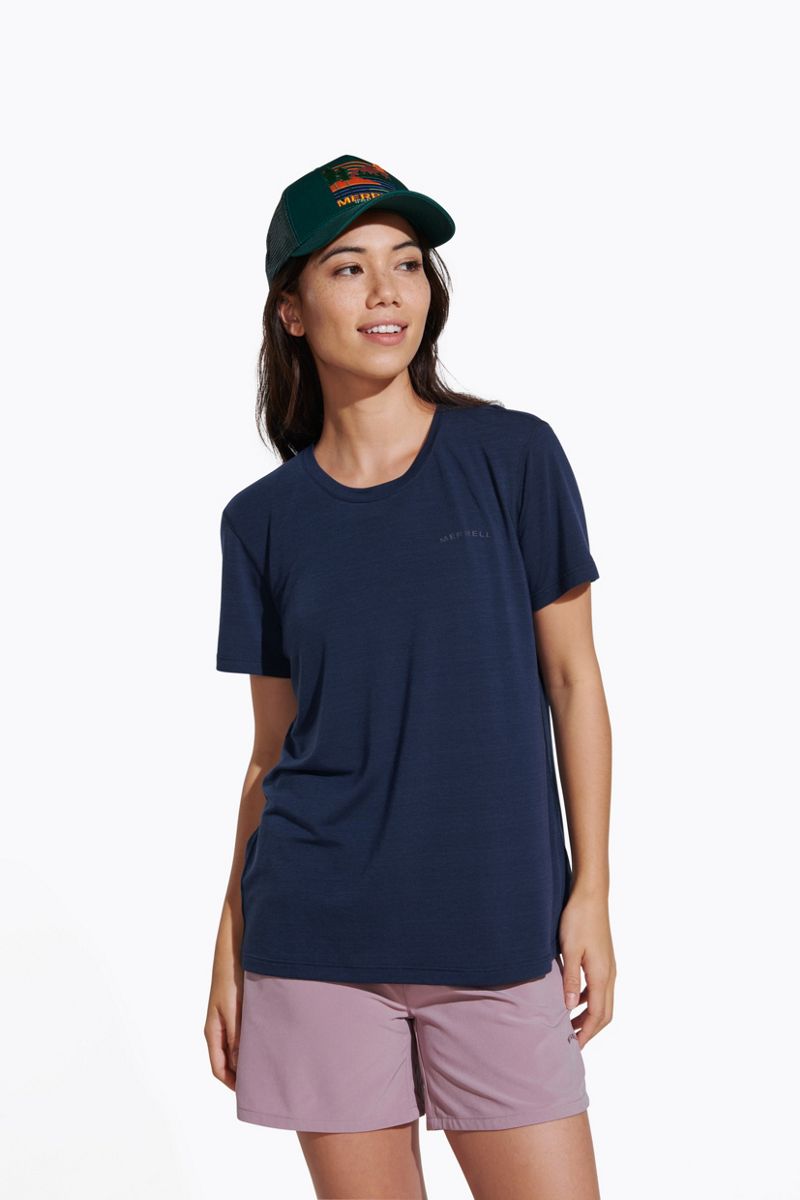 Everyday Tee with Tencel™, Navy, dynamic