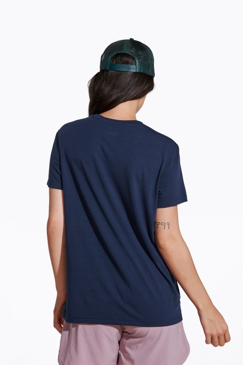 Everyday Tee with Tencel™, Navy, dynamic 2