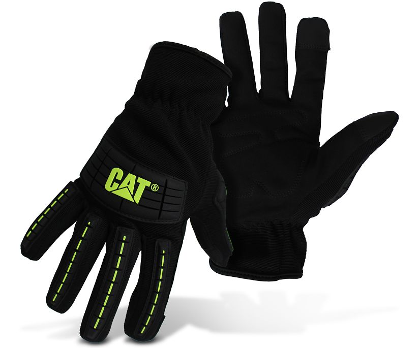 High Impact Touch Screen Gloves, Black, dynamic 1