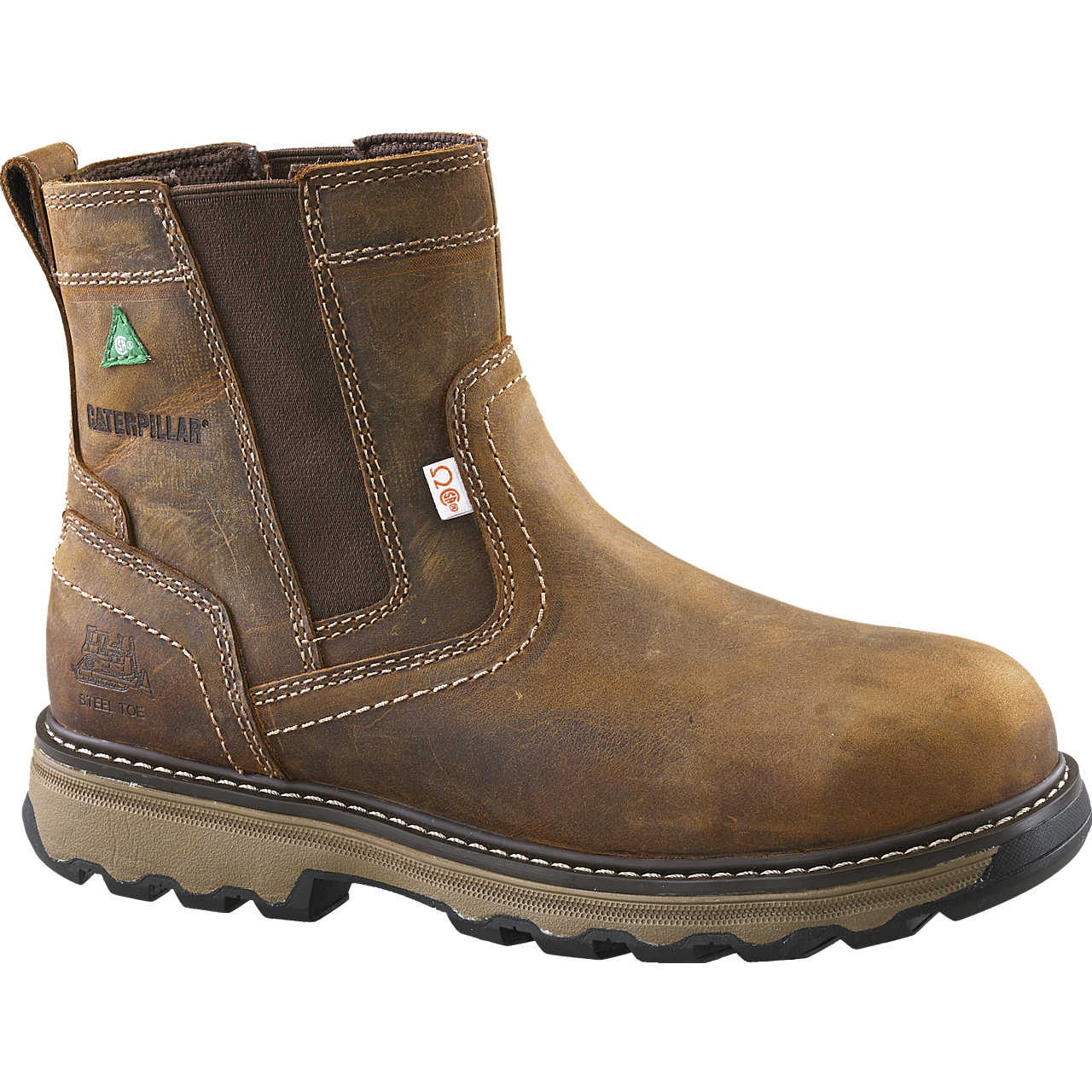 Men - Pelton Steel Toe CSA Work Boot - Pull-Ons | CAT Footwear
