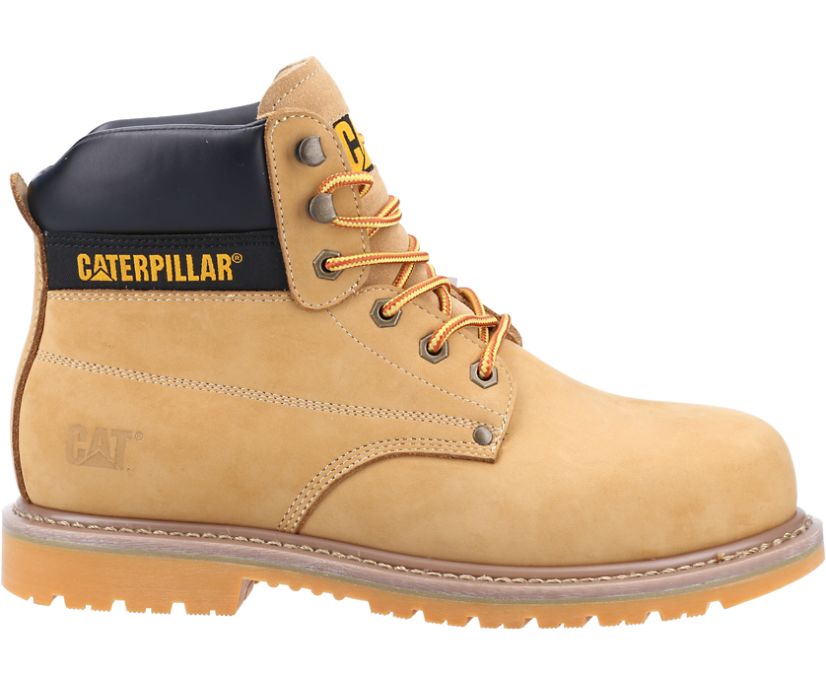 CAT Caterpillar Striver Safety Boots S3 Water Resistant Steel Toe Mens Work Shoe 