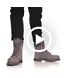 Echo Waterproof Steel Toe Work Boot, Frost Grey, dynamic 2