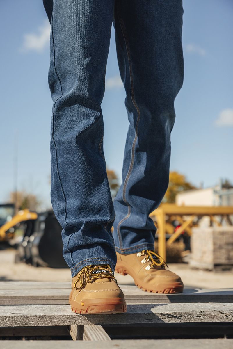 Outline Steel Toe Work Boot, Honey Reset, dynamic 2