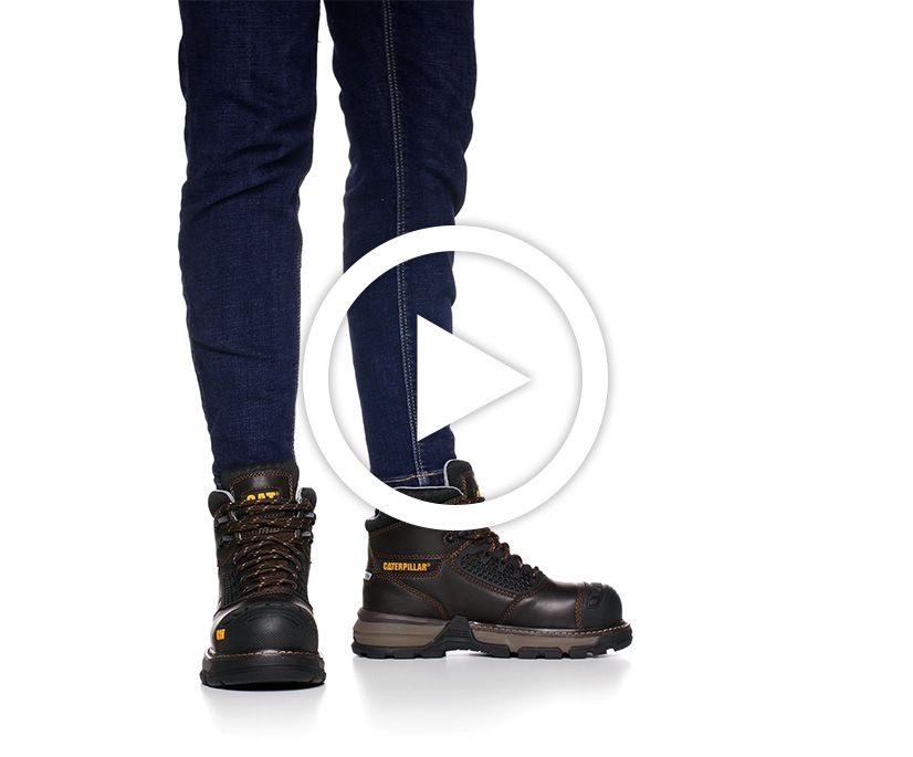 Excavator Superlite Cool Carbon Composite Toe Work Boot, Black, dynamic 7