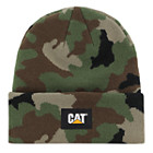 Cat Label Cuff Beanie, Woodland Camo, dynamic 1