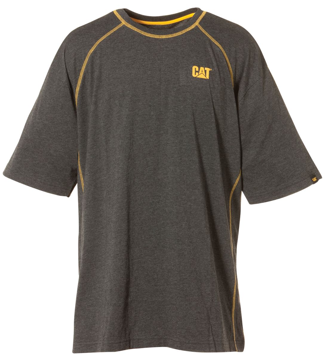 Performance Short Sleeve Tee, Charcoal Heather, dynamic