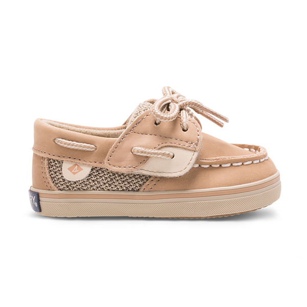 Bluefish™ Crib Junior Boat Shoe, Linen / Oat, dynamic