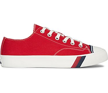 Unisex Royal Lo Canvas Sneaker, Red, dynamic