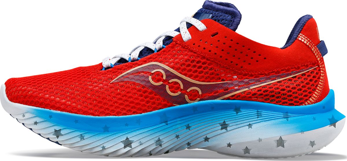 Kinvara 14 Liberty, Red | White | Blue, dynamic 2