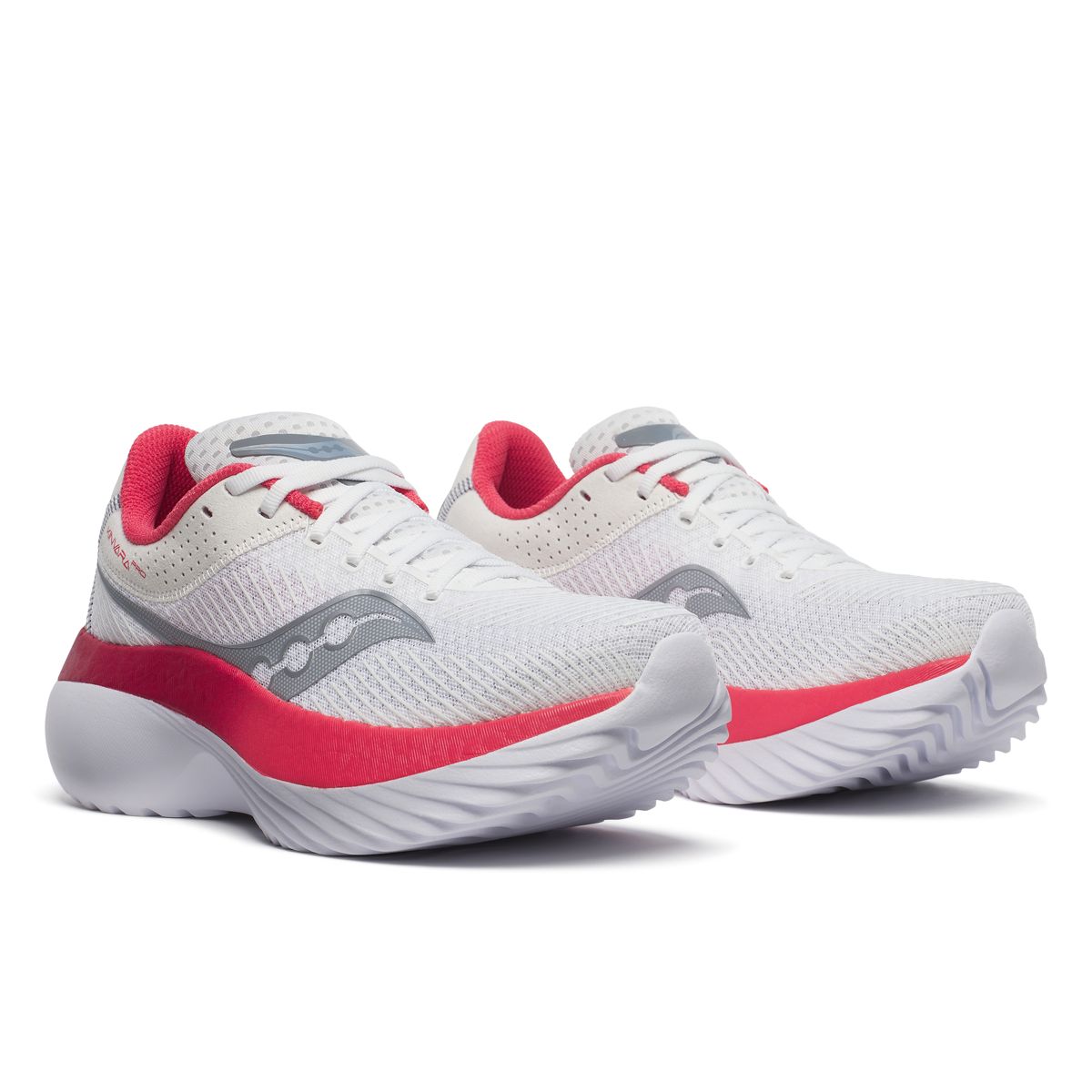 Kinvara Pro, White | Cayenne, dynamic 2