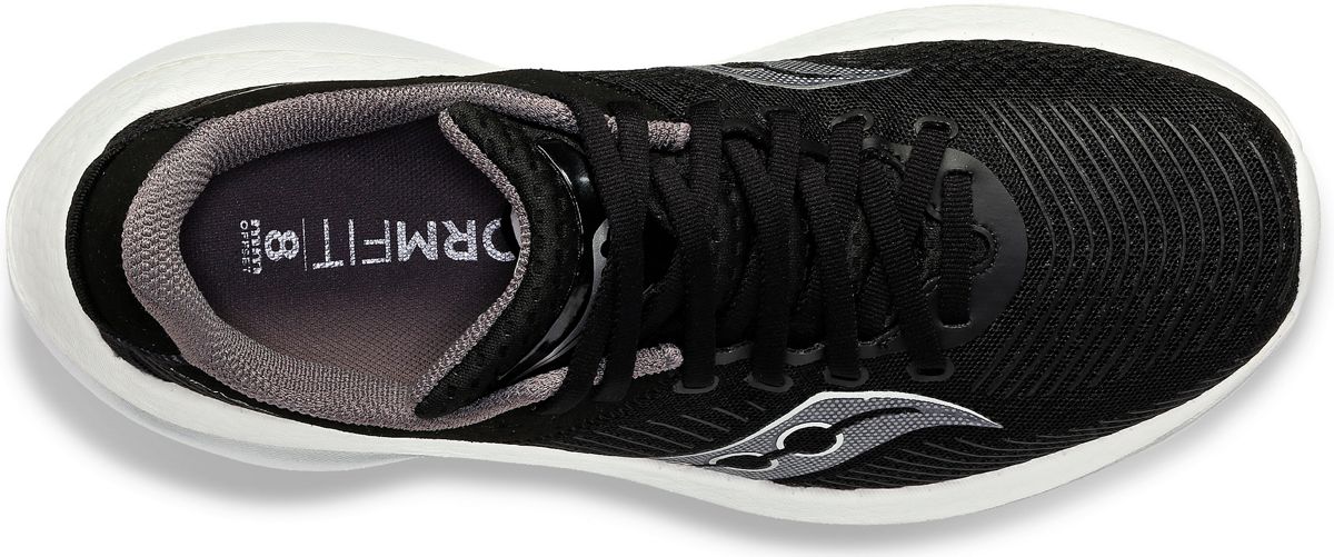 Kinvara Pro Wide, Black | White, dynamic 3