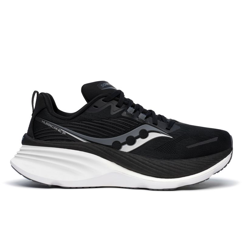 Saucony W. Hurricane 24 — BLK/CARBON