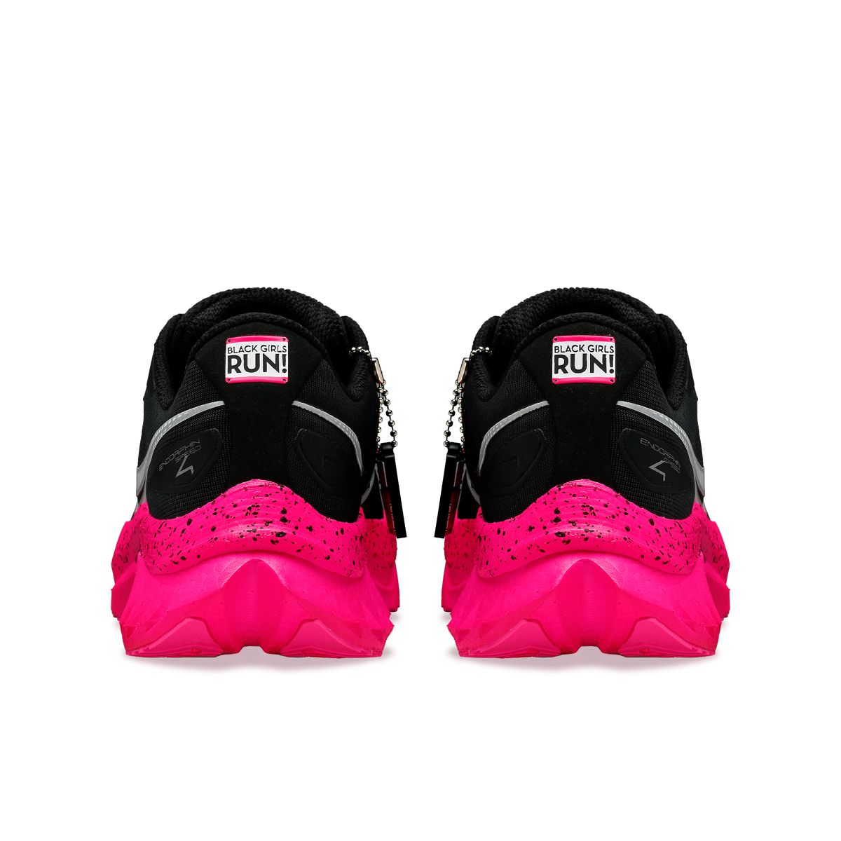 Saucony X Black Girls Run Endorphin Speed 4, Black | Pink, dynamic 5