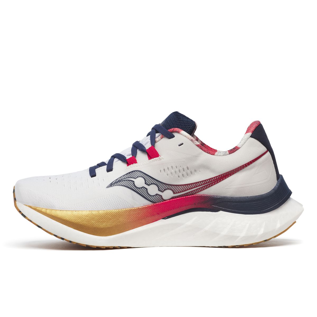 Boston Endorphin Speed 4, White | Navy, dynamic 3