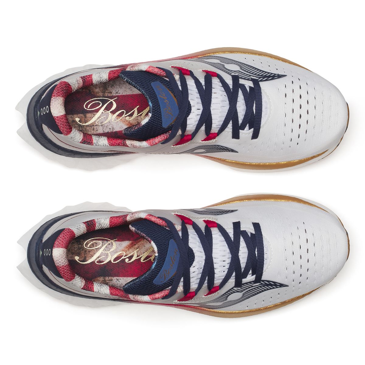 Boston Endorphin Speed 4, White | Navy, dynamic 5