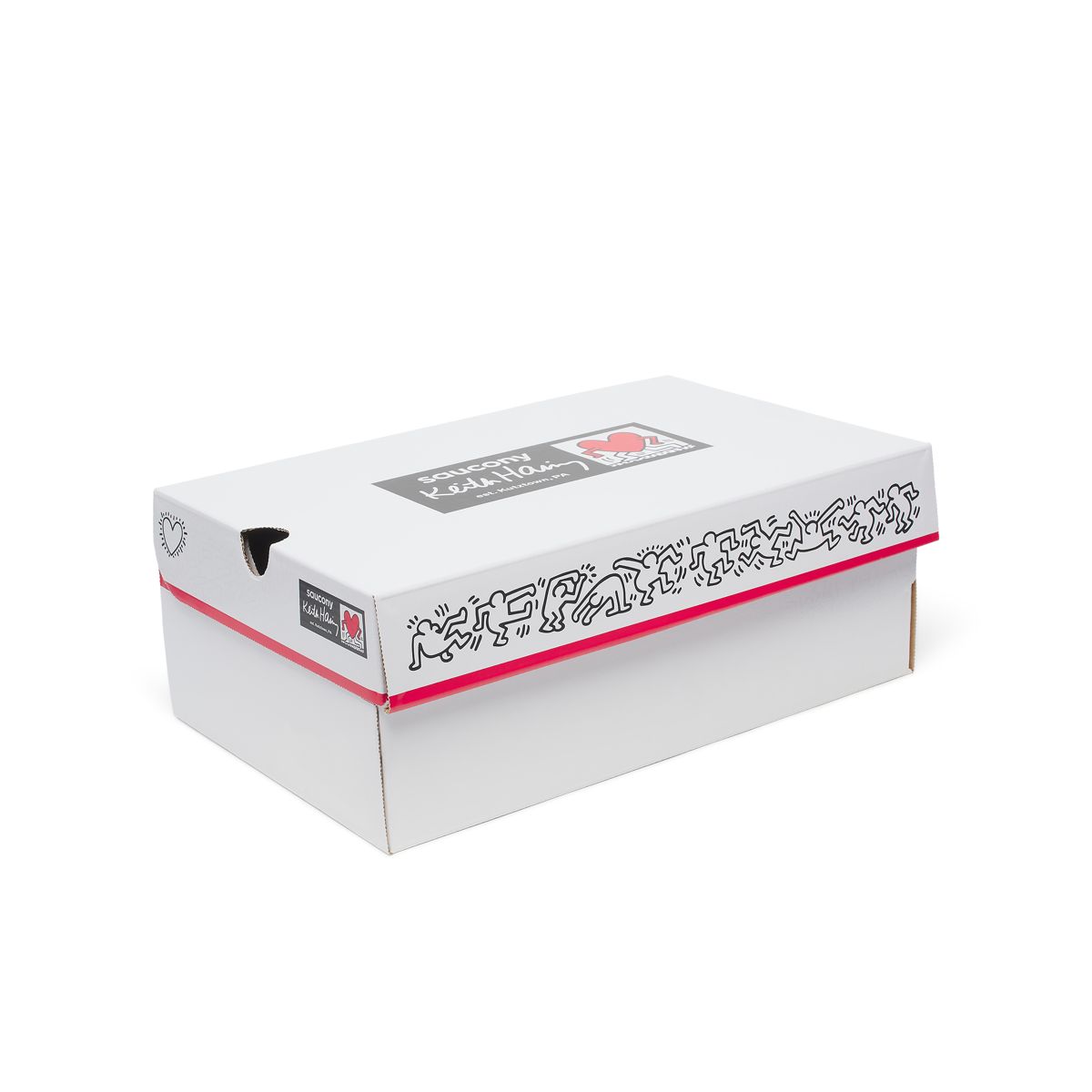 Keith Haring X Saucony NYC Guide 18, White | Black, dynamic 7