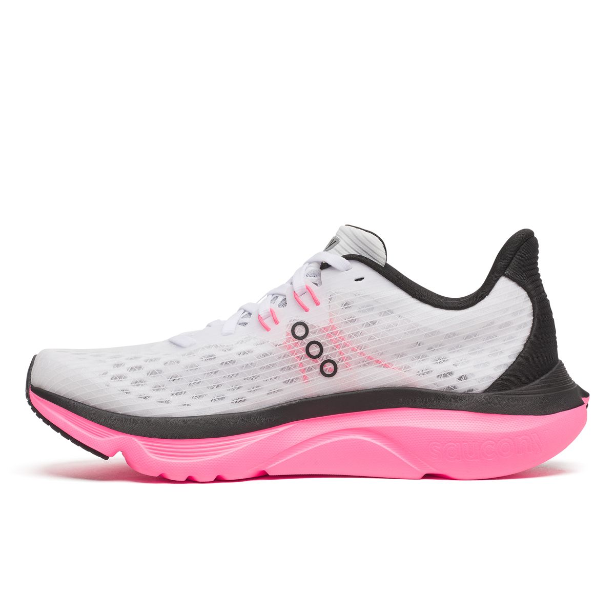 Kinvara 16, White | Black, dynamic 3