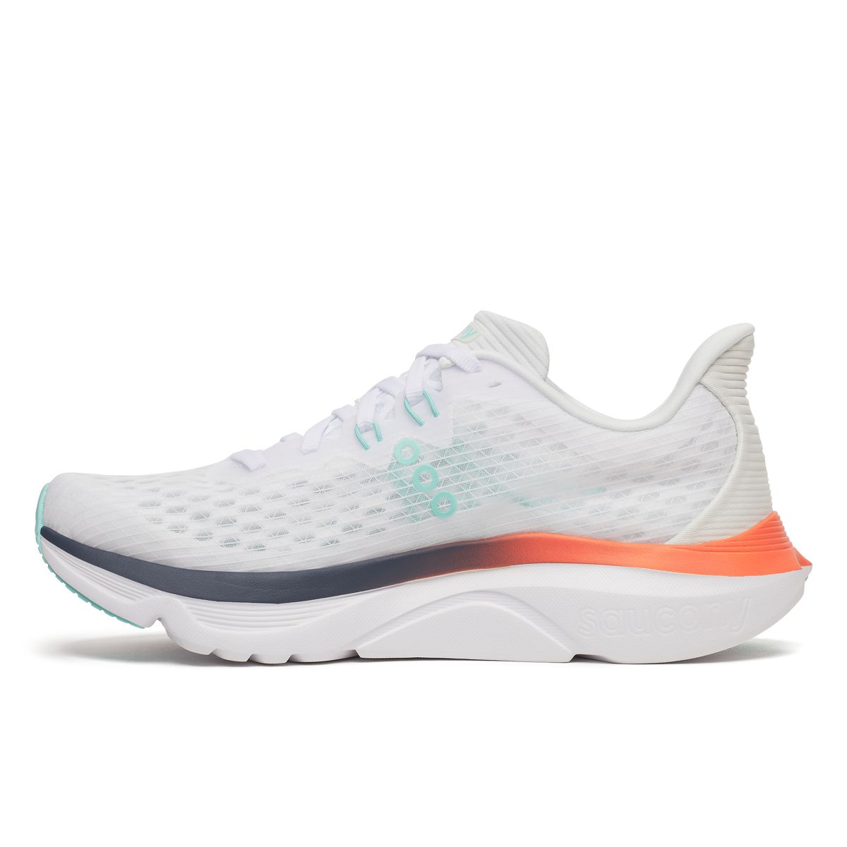 Kinvara 16, White | Navy, dynamic 3