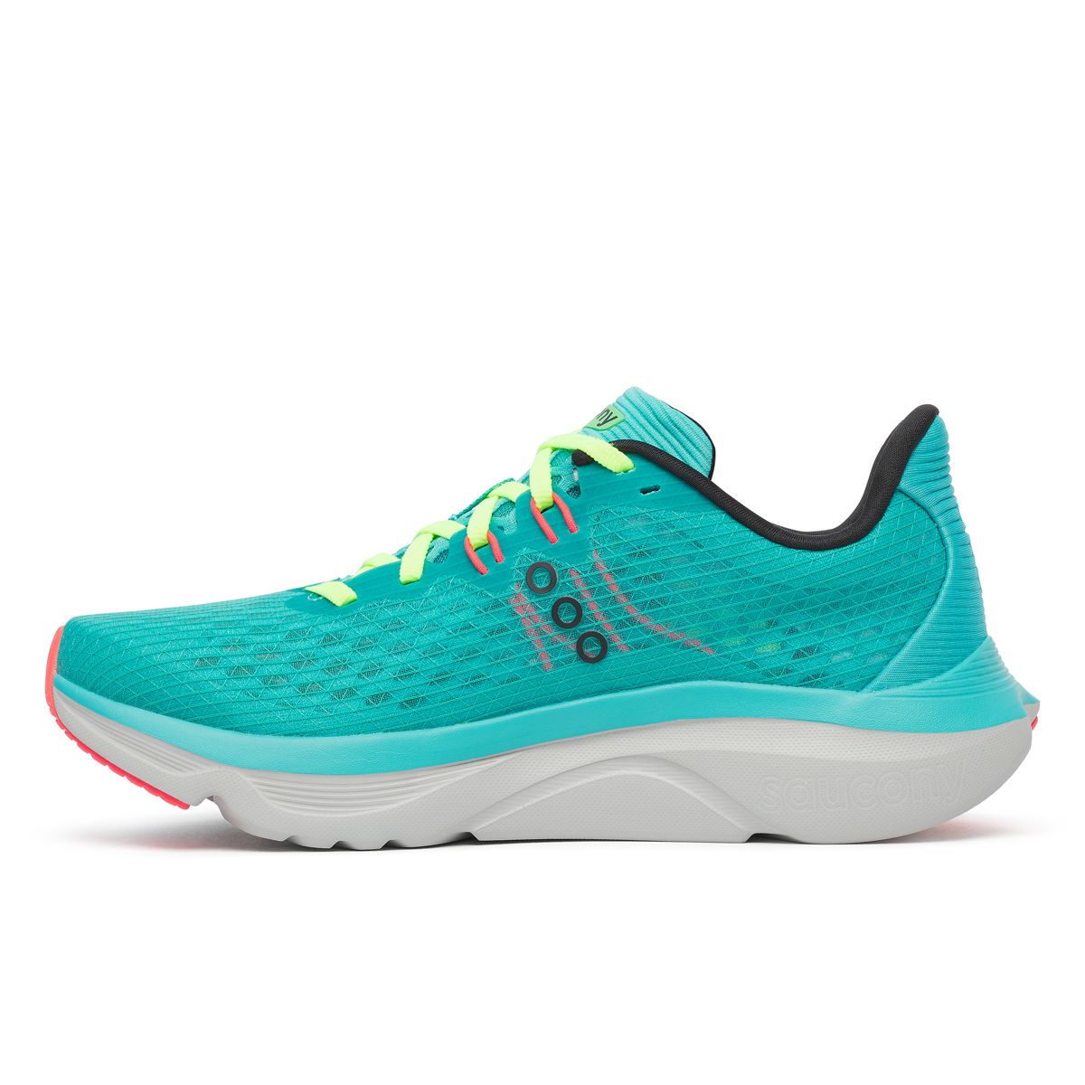 Kinvara 16, Teal | Mutant, dynamic 3