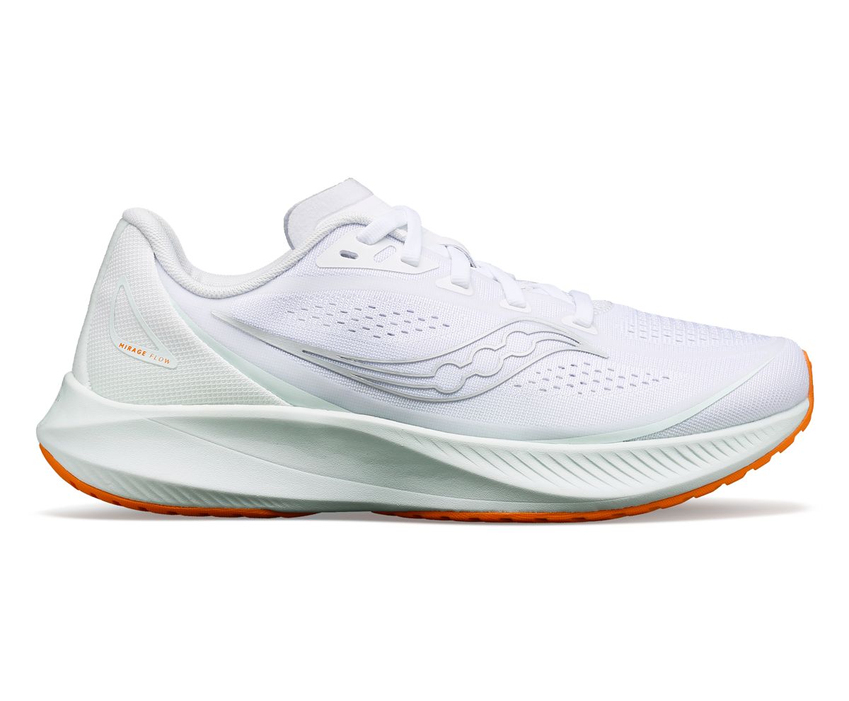 Mirage Flow, White | Green, dynamic