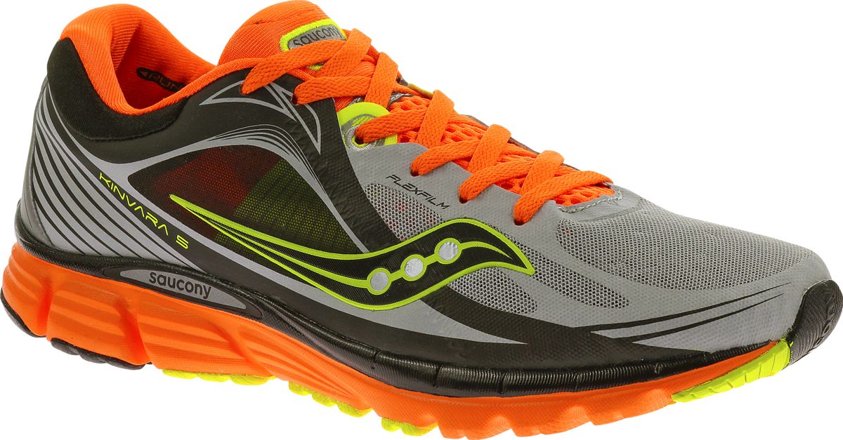 Kinvara 5 ViZiGLO, Silver / ViZiORANGE / Citron, dynamic 5