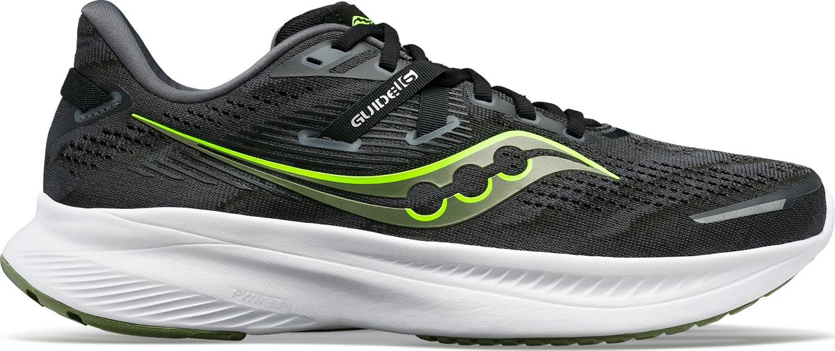  Saucony Zapatillas Guide 16 para hombre, Fósil/Musgo : Ropa,  Zapatos y Joyería