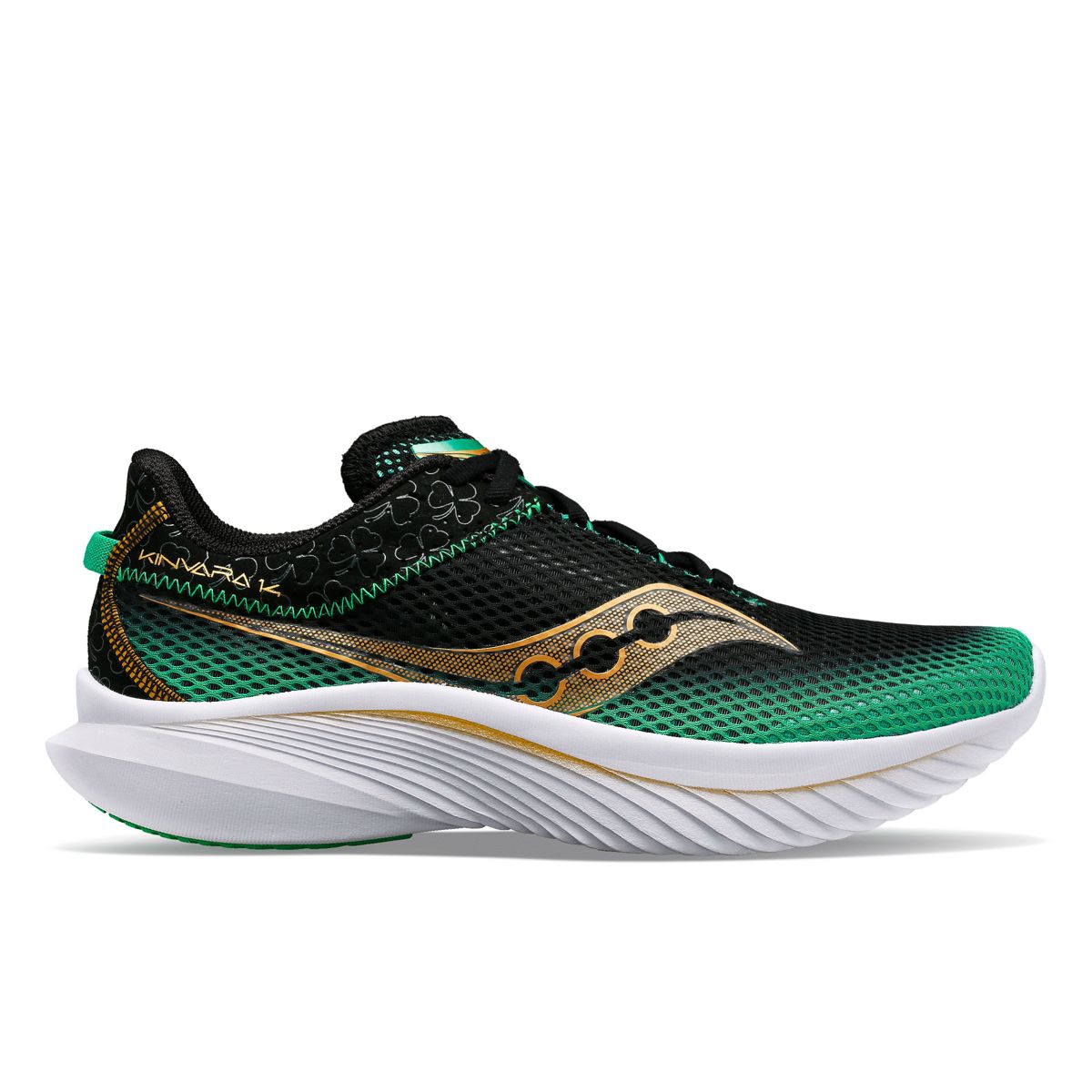 Shamrock Kinvara 14, Black | Green, dynamic